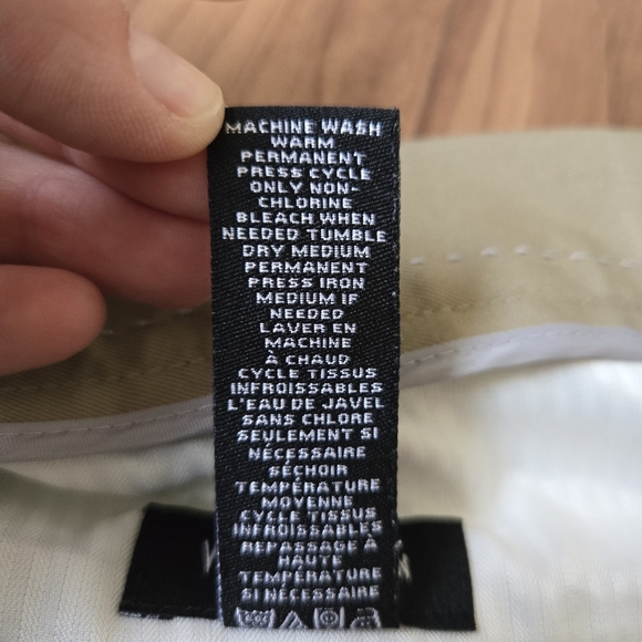 Men's 34/32 Khaki Van Heusen Dress Pants EUC - Picture 7 of 15